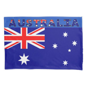 Australischer Flaggen-Single-Kissenbezug, Kissenbezug