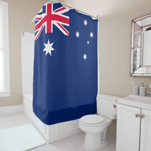 Australischer Flaggenduschvorhang Duschvorhang (Beispiel)