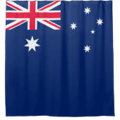 Australischer Flaggenduschvorhang Duschvorhang (Vorderseite)