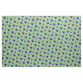 Australischer Fußball-Ball und grüne Flagge Stoff (Fat Quarter (45,7 x 55,9 cm))