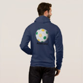 Australischer Fußball Hoodie (Schwarz voll)