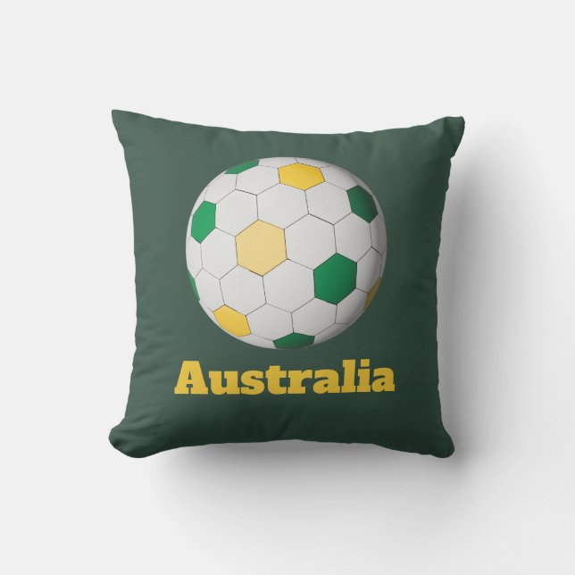 Australischer Fußball Kissen (Vorderseite)