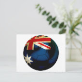 Australischer Fußball Postkarte (Stehend Vorderseite)