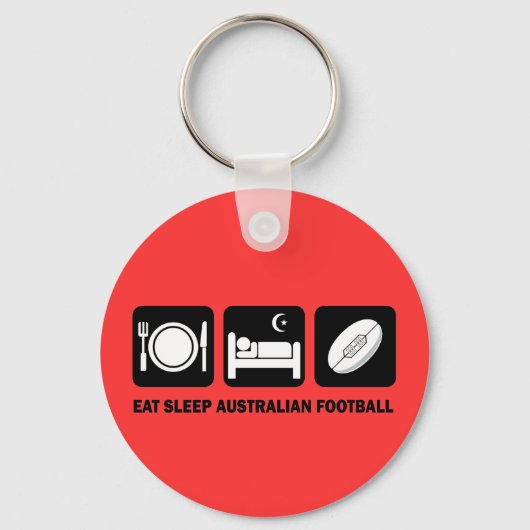 AUSTRALISCHER FUSSBALL SCHLÜSSELANHÄNGER (Vorderseite)