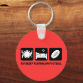 AUSTRALISCHER FUSSBALL SCHLÜSSELANHÄNGER (Vorderseite)