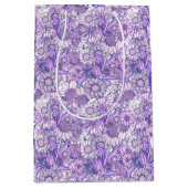 Australischer Garten mit Lila Wildblume Mittlere Geschenktüte (Vorderseite)