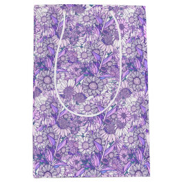 Australischer Garten mit Lila Wildblume Mittlere Geschenktüte