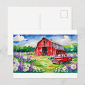 Australischer Garten Postkarte (Vorne/Hinten)