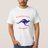 Australischer Geborener T - Shirt (Vorderseite)