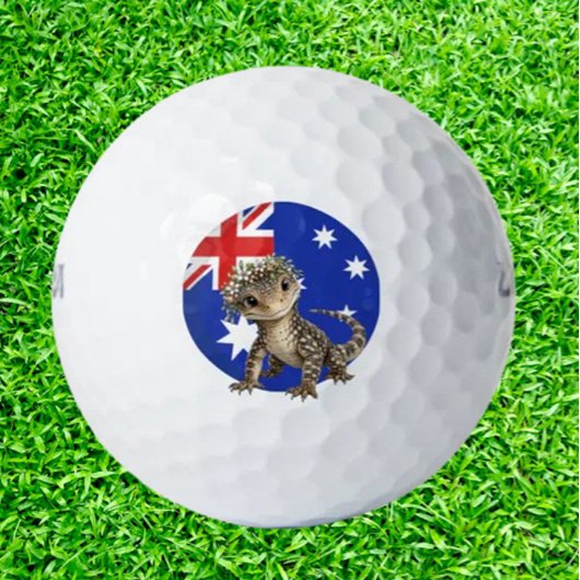 Australischer Goanna Golfball