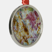 Australischer Grüner Opalit-Slab Ornament Aus Metall (Rechts)