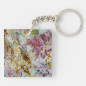 Australischer grüner Opalite-Slab Schlüsselanhänger (Rückseite)