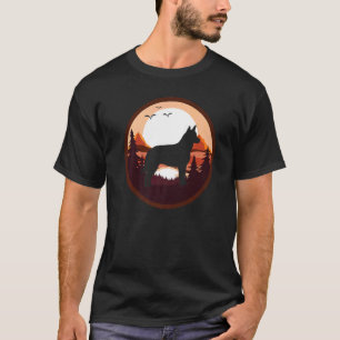 Australischer Heeler Cattle Hund Retro 5 T-Shirt