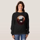 Australischer Heeler Rind Dog Retro 5 Sweatshirt (Vorne ganz)