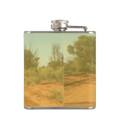 Australischer Henry Lawson Zitat Trinkflasche Flachmann (Rückseite)