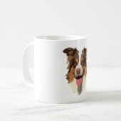 Australischer Hirte 1 Kaffeetasse (Vorderseite Links)