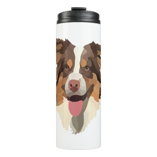 Australischer Hirte 1 Thermosbecher (Vorderseite)