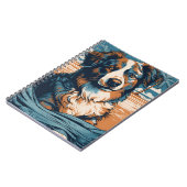 Australischer Hirte an einem tropischen Strand Notizblock (Linke Seite)