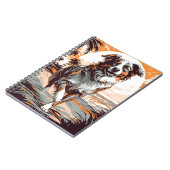 Australischer Hirte an einem tropischen Strand Notizblock (Linke Seite)