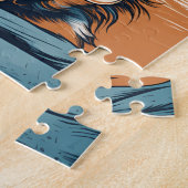 Australischer Hirte an einem tropischen Strand Puzzle (Seite)