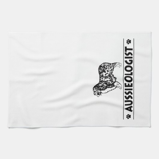 Australischer Hirte Küchentuch (Horizontal)