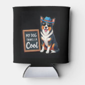 Australischer Hirte Mein Hund hält mich für Cool f Dosenkühler (Vorderseite)