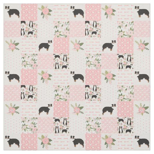 Australischer Hirte-Patchwork-Büffel kariert Stoff (Muster)