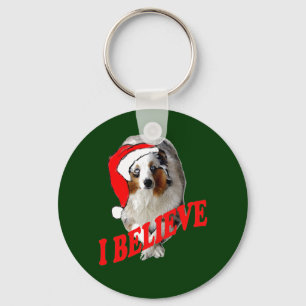 Australischer Hirte Weihnachten Schlüsselanhänger