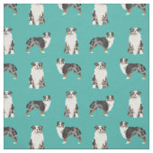 Australischer Hirtenblauer Mergel Türkis Stoff (Muster)