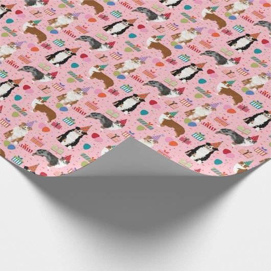 Australischer Hirtengeschenk Geschenkpapier (Ecke)