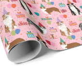 Australischer Hirtengeschenk Geschenkpapier (Rolleneckpunkt)