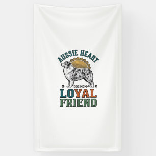 Australischer Hunde-Liebhaber Vintage gravierte Sc Banner