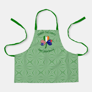 Australischer Irischer Amerikanischer Shamrock-Fla Schürze