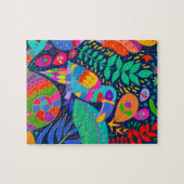 Australischer Jungle Parrot Kangaroo Koala Puzzle (Horizontal)