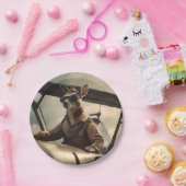 Australischer Kangaroo-Pilot, Pappteller (Party)