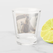 Australischer Kangaroo-Pilot, Schnapsglas (Rückseite)