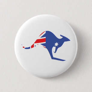 australischer Känguru Button