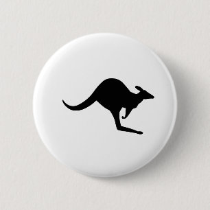 Australischer Känguru Button