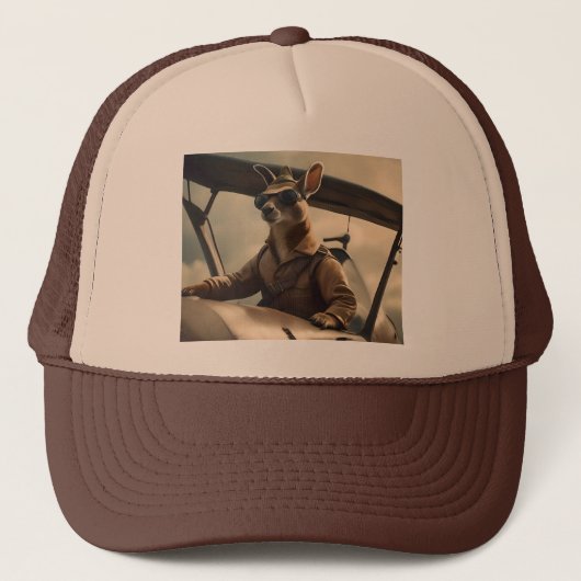 Australischer Känguru-Pilot, Truckerkappe (Vorderseite)