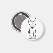 Australischer Kelpie Dog Cartoon Magnet (Vorderseite/Rückseite)
