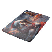 Australischer Kelpie Dog Roller Untersetzer Weihna Badematte (Schrägansicht)