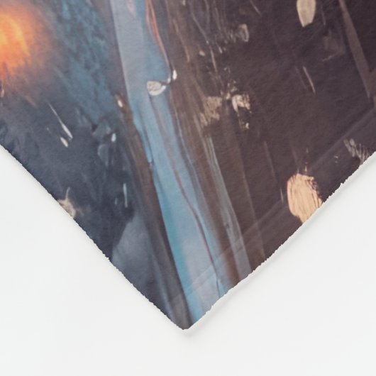 Australischer Kelpie Dog Roller Untersetzer Weihna Fleecedecke (Ecke)