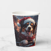 Australischer Kelpie Dog Roller Untersetzer Weihna Pappbecher (Rückseite)