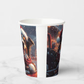 Australischer Kelpie Dog Roller Untersetzer Weihna Pappbecher (Links)