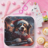 Australischer Kelpie Dog Roller Untersetzer Weihna Pappteller (Party)