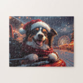 Australischer Kelpie Dog Roller Untersetzer Weihna Puzzle (Horizontal)