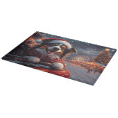 Australischer Kelpie Dog Roller Untersetzer Weihna Schneidebrett (Ecke)