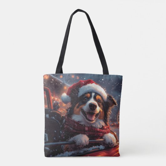 Australischer Kelpie Dog Roller Untersetzer Weihna Tasche (Rückseite)