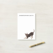 Australischer Kelpie-Hund Post-it Klebezettel (Auf Schreibtisch)