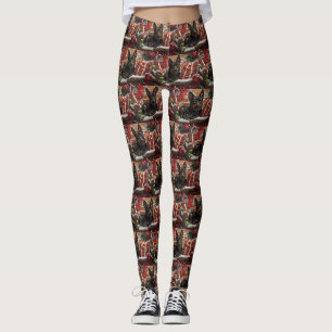 Australischer Kelpie Hund Weihnachtsfestlich Leggings